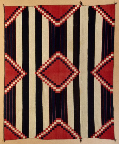 Navajo Phase III chiefs blanket, 1880-90 by American School